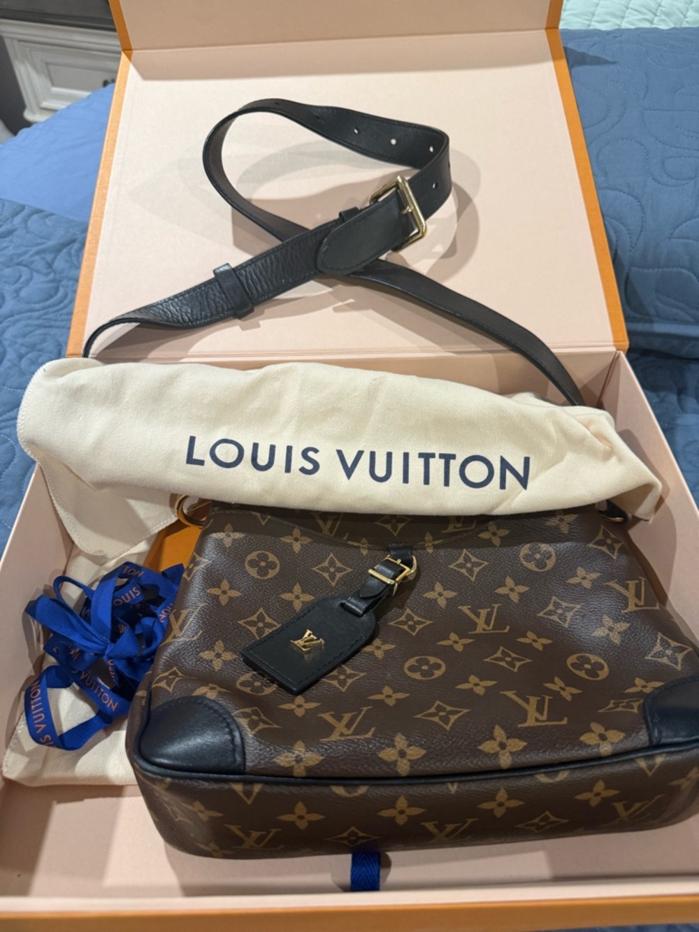Louis Vuitton Monogram Crossbody Bag - Odeon NM PM MNG Noir